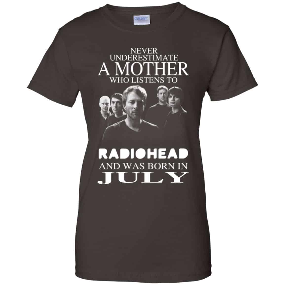 A Mother Who Listens To Radiohead And Was Born In July T-Shirts, Hoodie, Tank