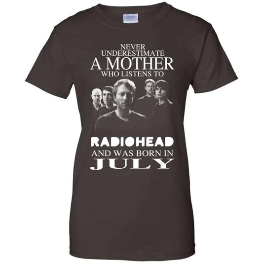 A Mother Who Listens To Radiohead And Was Born In July T-Shirts, Hoodie, Tank
