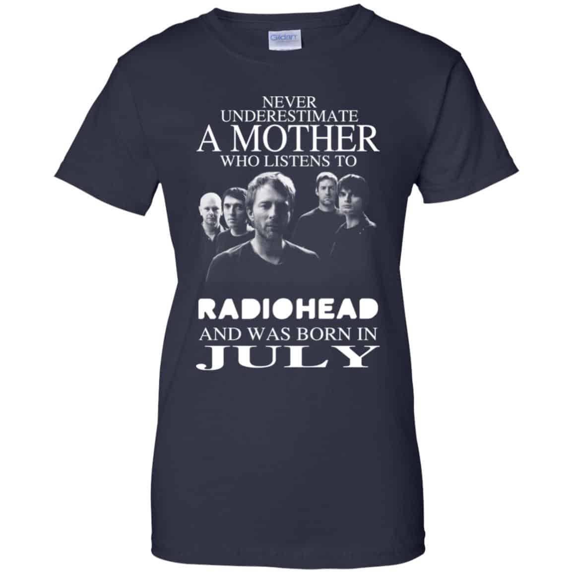 A Mother Who Listens To Radiohead And Was Born In July T-Shirts, Hoodie, Tank