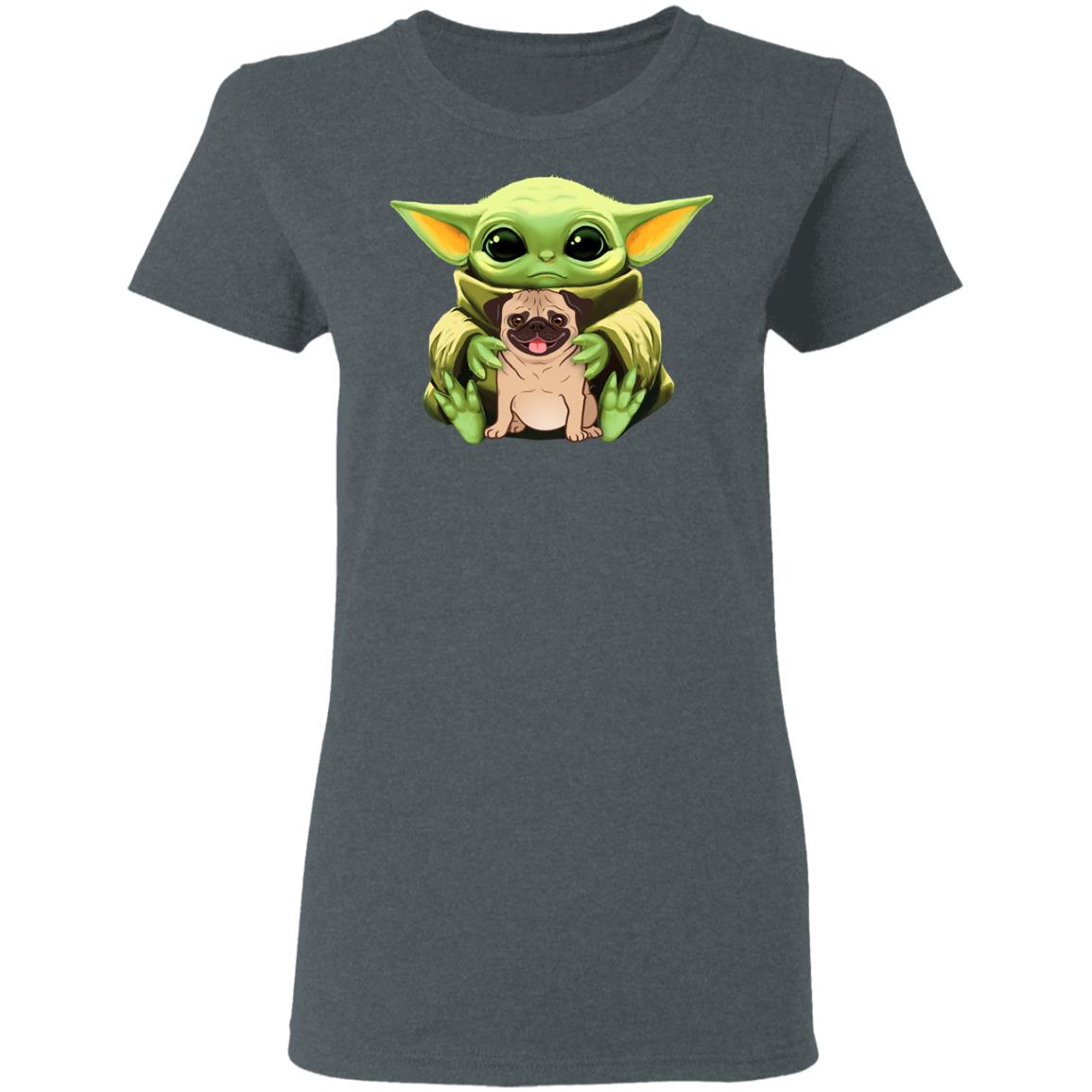 Baby Yoda Hug Pug Dog Shirt, Hoodie, Tank