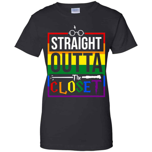 
	Straight Outta Closet Pride LGBT Shirt, Hoodie, Tank