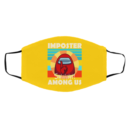 
	Imposter Shhhh Among Us Face Mask