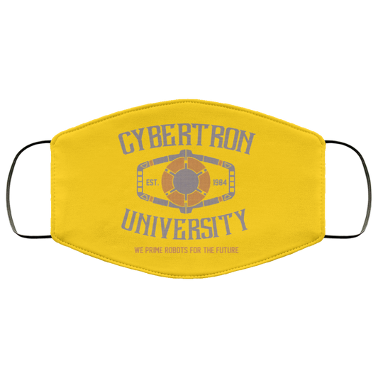 
	Cybertron University 1984 We Prime Robots For The Future Face Mask
