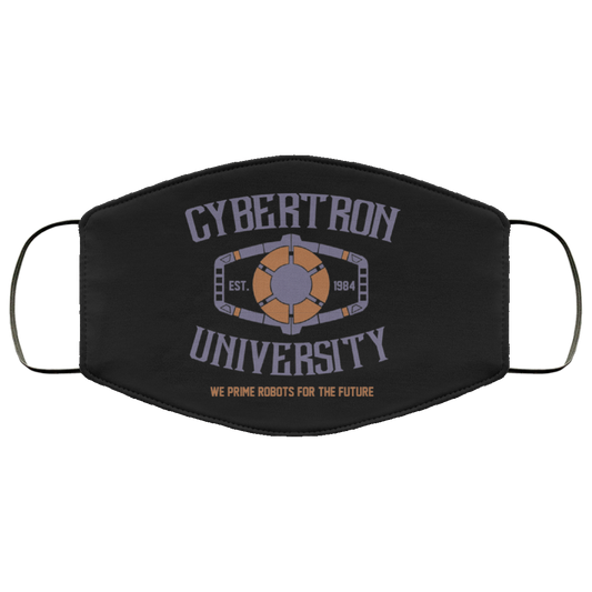 Cybertron University 1984 We Prime Robots For The Future Face Mask