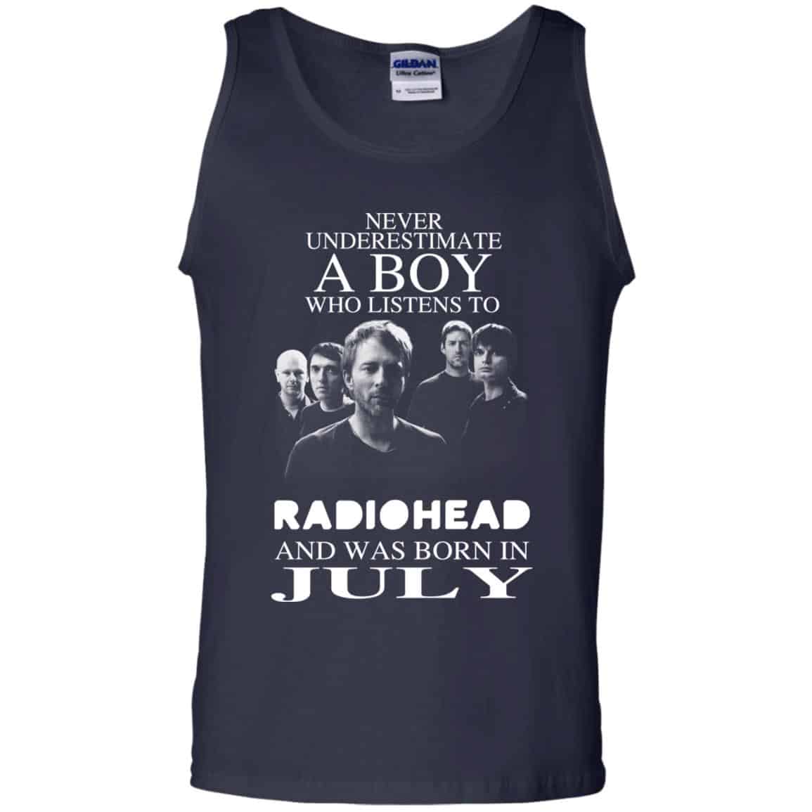 A Boy Who Listens To Radiohead And Was Born In July T-Shirts, Hoodie, Tank