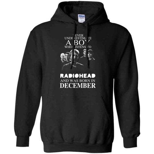 A Boy Who Listens To Radiohead And Was Born In December T-Shirts, Hoodie, Tank