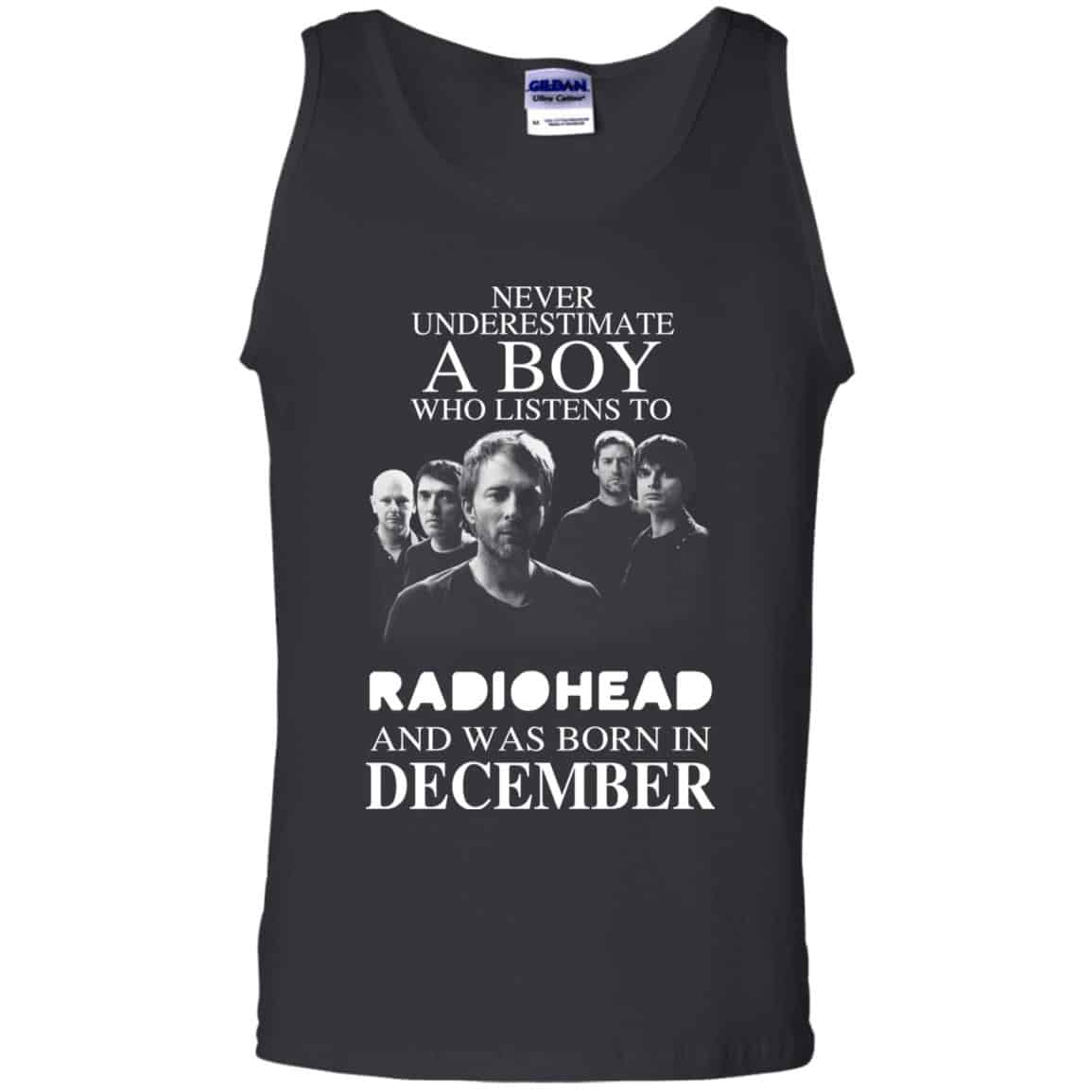A Boy Who Listens To Radiohead And Was Born In December T-Shirts, Hoodie, Tank