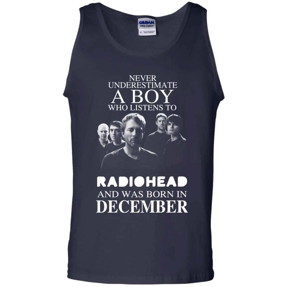 A Boy Who Listens To Radiohead And Was Born In December T-Shirts, Hoodie, Tank
