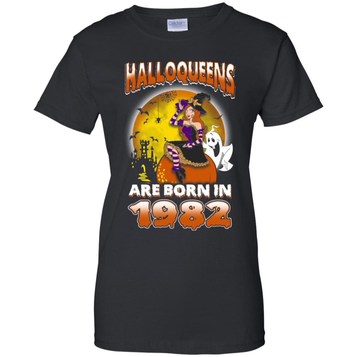 Halloqueens Are Born In 1982 Halloween T-Shirts, Hoodie, Tank