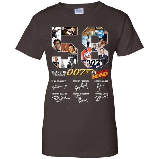 58 Years Of James Bond Anniversary Shirt, Hoodie, Tank