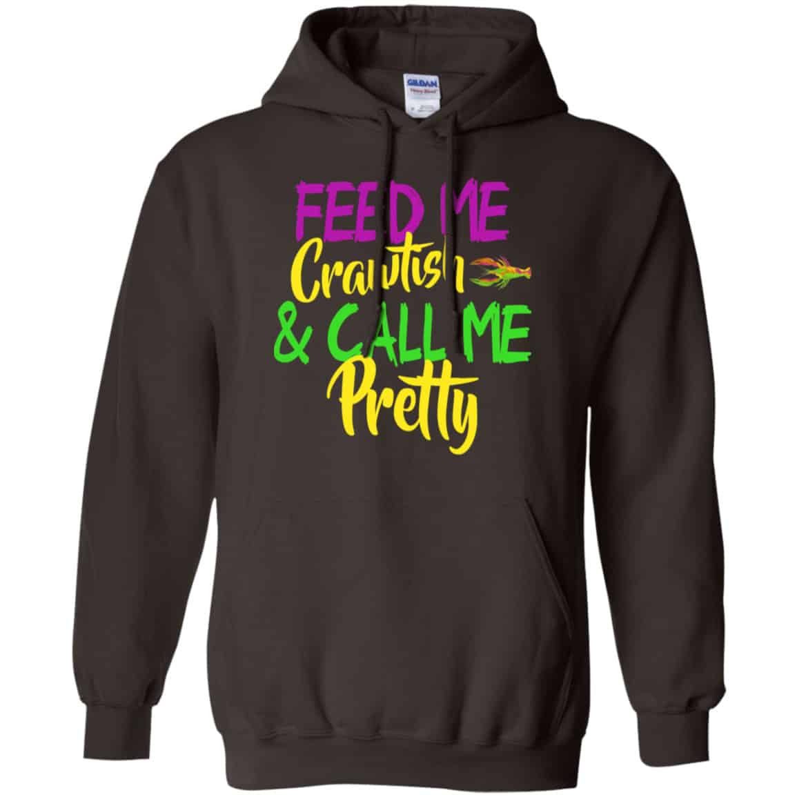 Feed Me Crawfish & Call Me Pretty Mardi Gras Shirt, Hoodie, Tank
