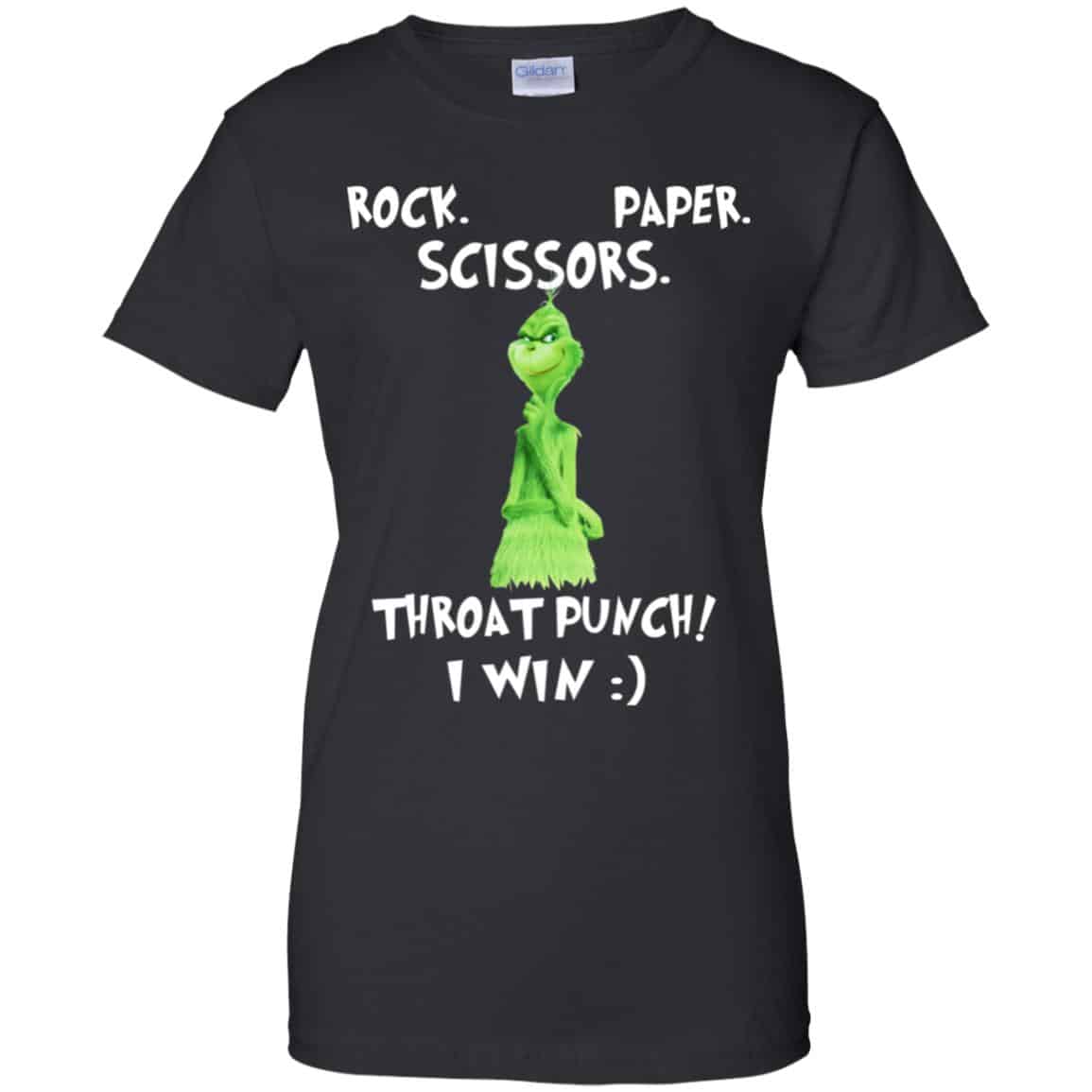 
	The Grinch: Rock Paper Scissors Throat Punch I Win T-Shirts, Hoodie, Tank