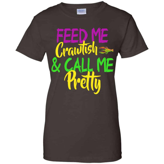 Feed Me Crawfish & Call Me Pretty Mardi Gras Shirt, Hoodie, Tank