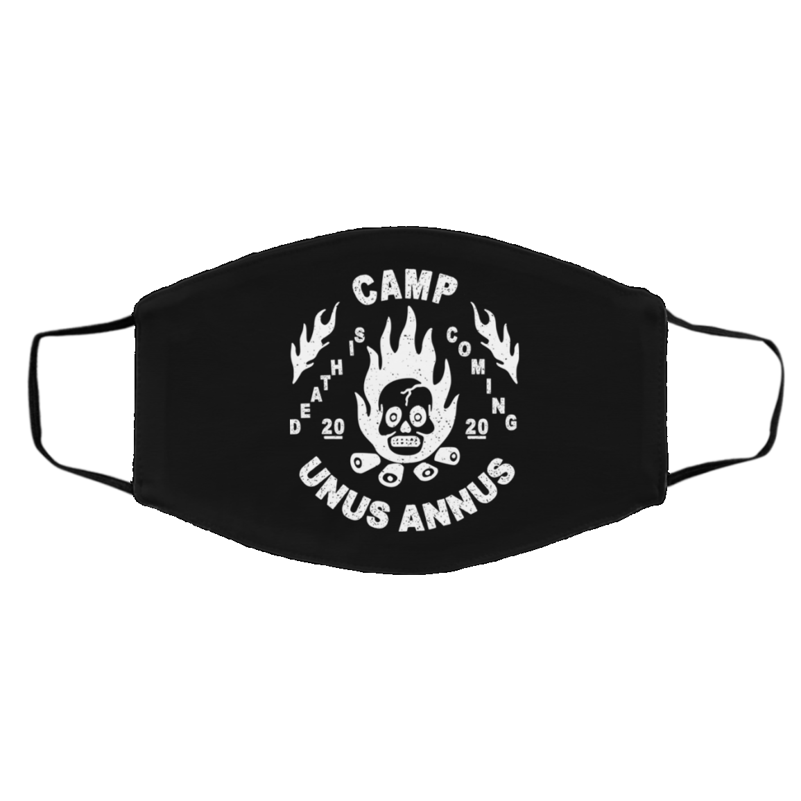 Camp Unus Annus 2020 Death Is Coming Face Mask