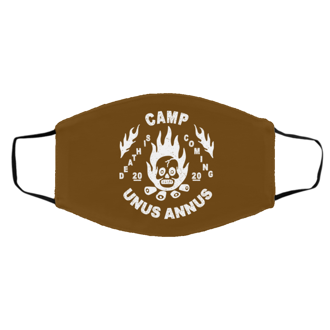 Camp Unus Annus 2020 Death Is Coming Face Mask