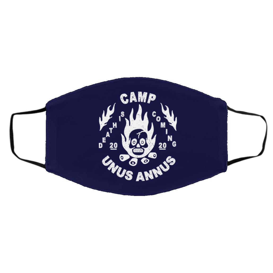 Camp Unus Annus 2020 Death Is Coming Face Mask