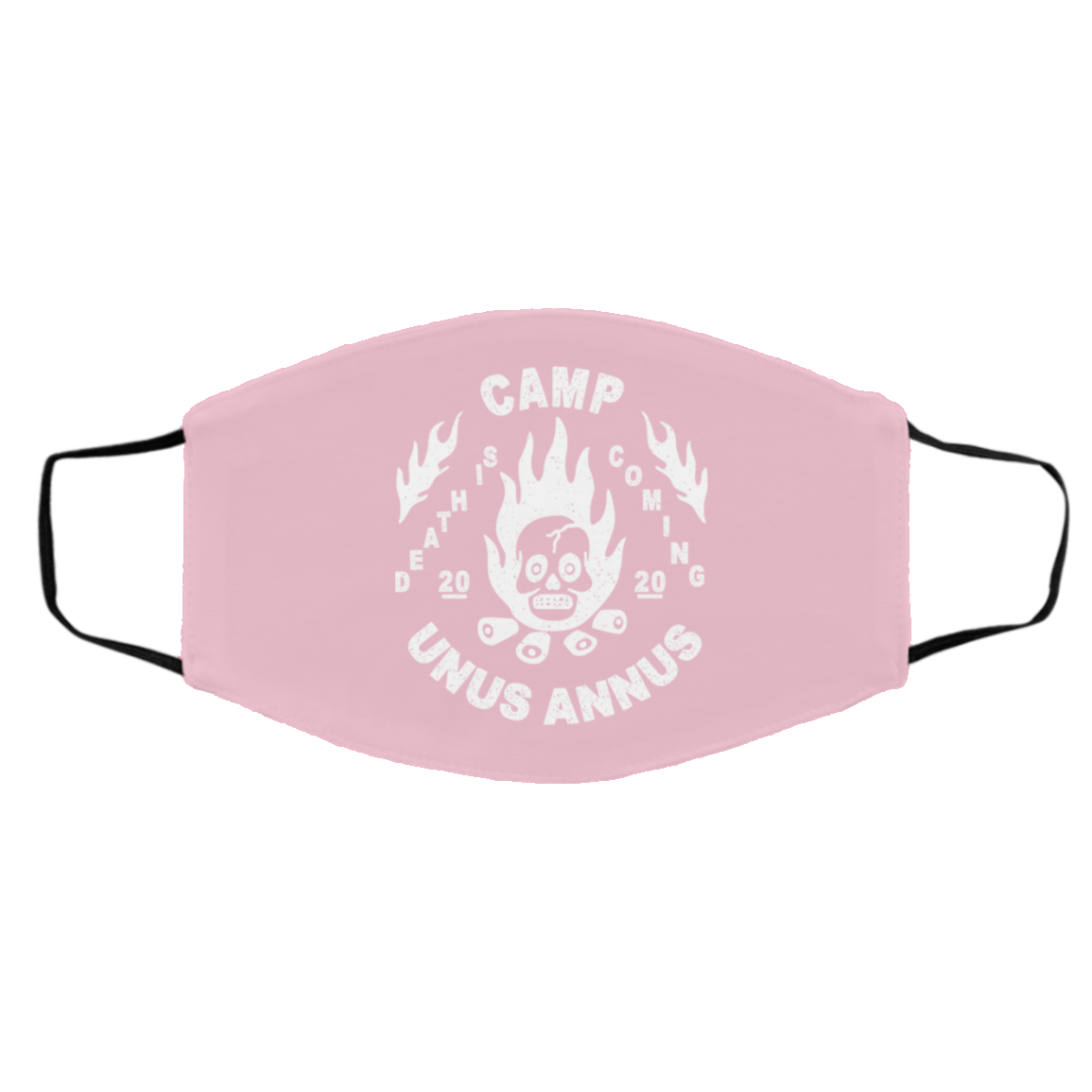 Camp Unus Annus 2020 Death Is Coming Face Mask