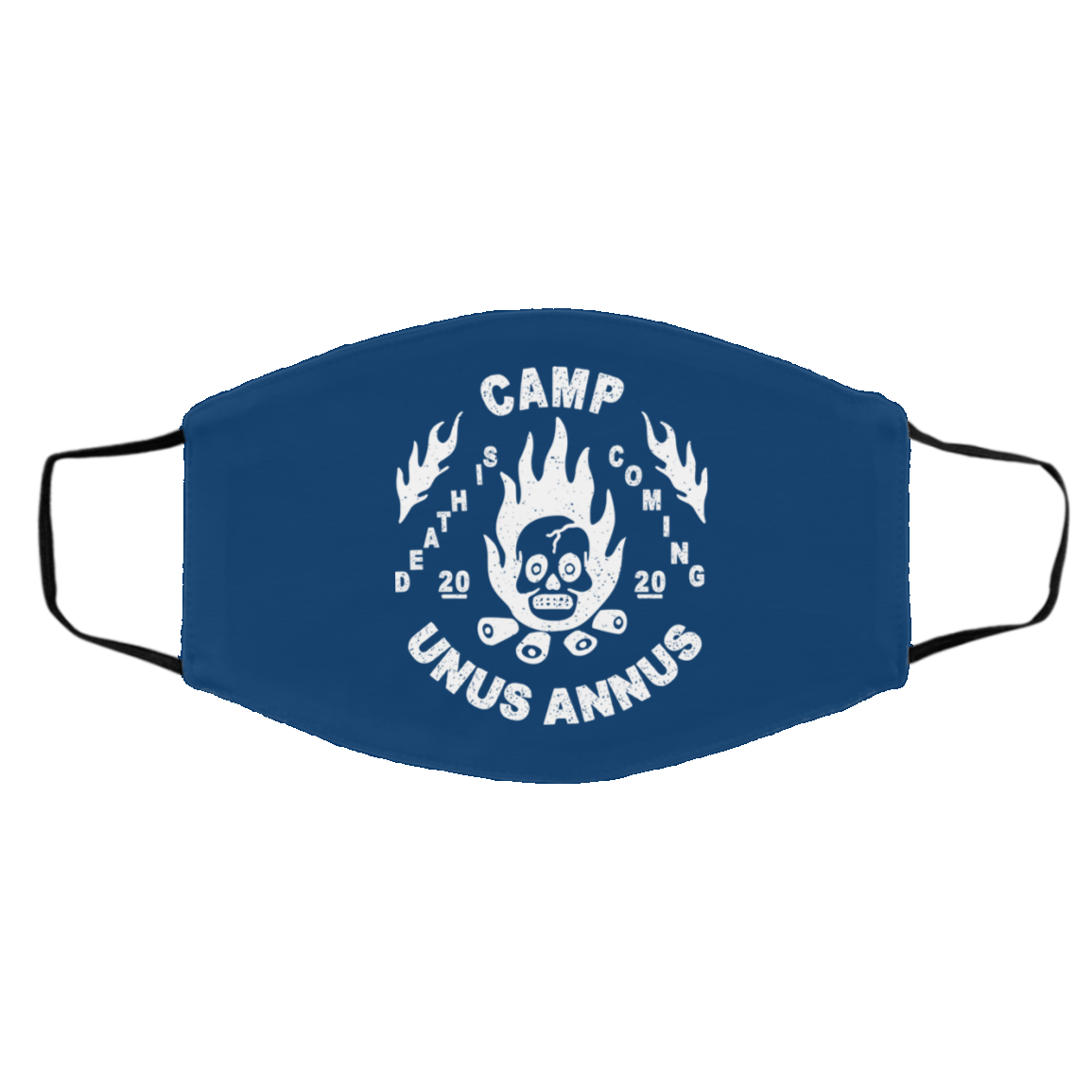 Camp Unus Annus 2020 Death Is Coming Face Mask