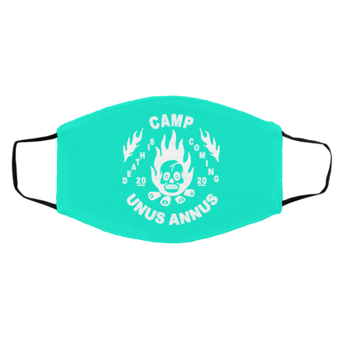 Camp Unus Annus 2020 Death Is Coming Face Mask
