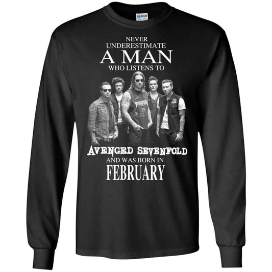 
	A Man Who Listens To Avenged Sevenfold And Was Born In February T-Shirts, Hoodie, Tank