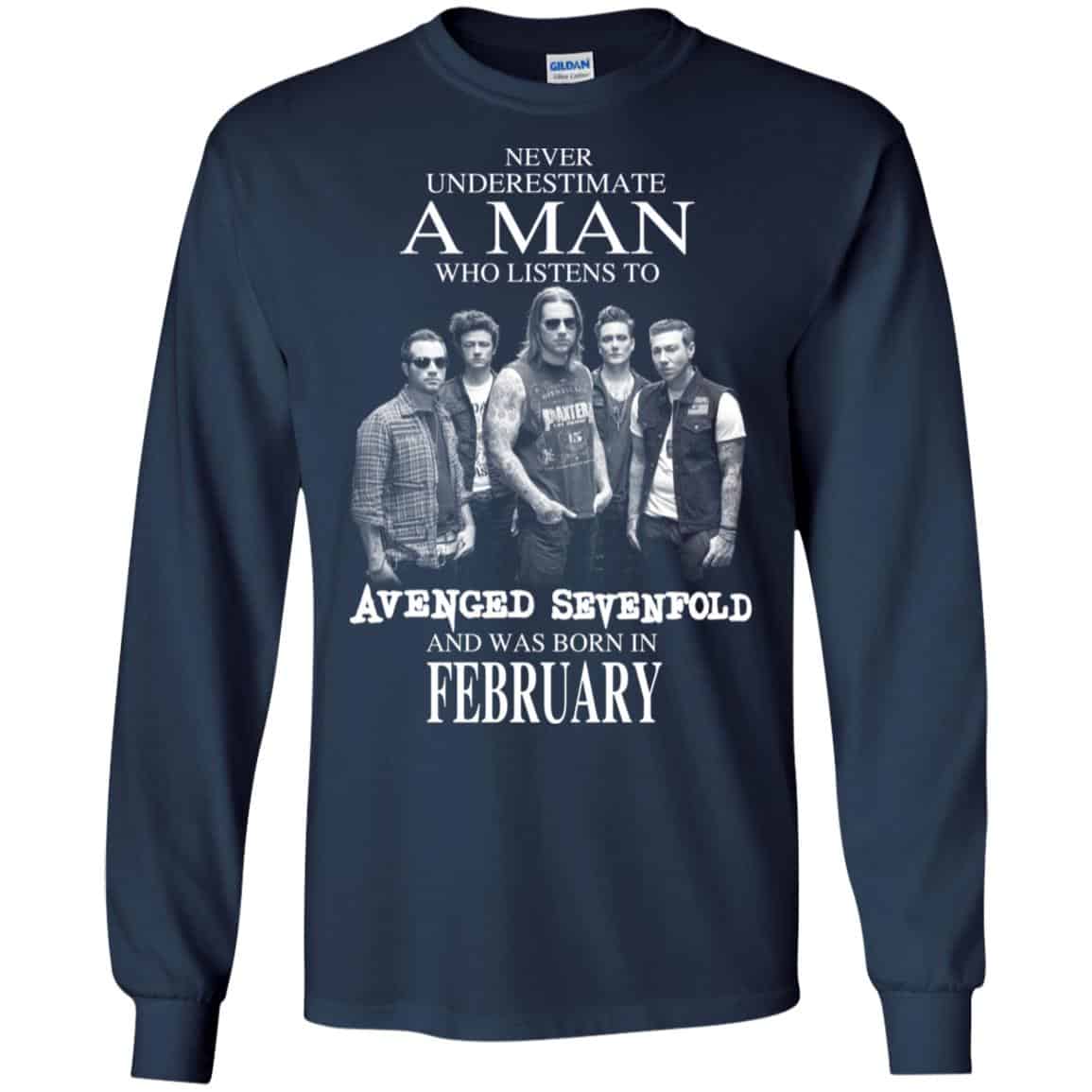 A Man Who Listens To Avenged Sevenfold And Was Born In February T-Shirts, Hoodie, Tank