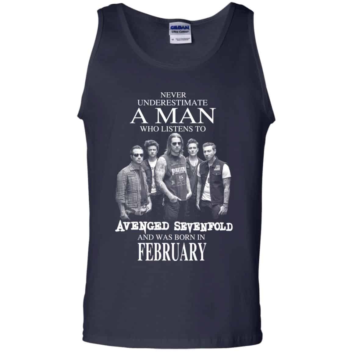 A Man Who Listens To Avenged Sevenfold And Was Born In February T-Shirts, Hoodie, Tank