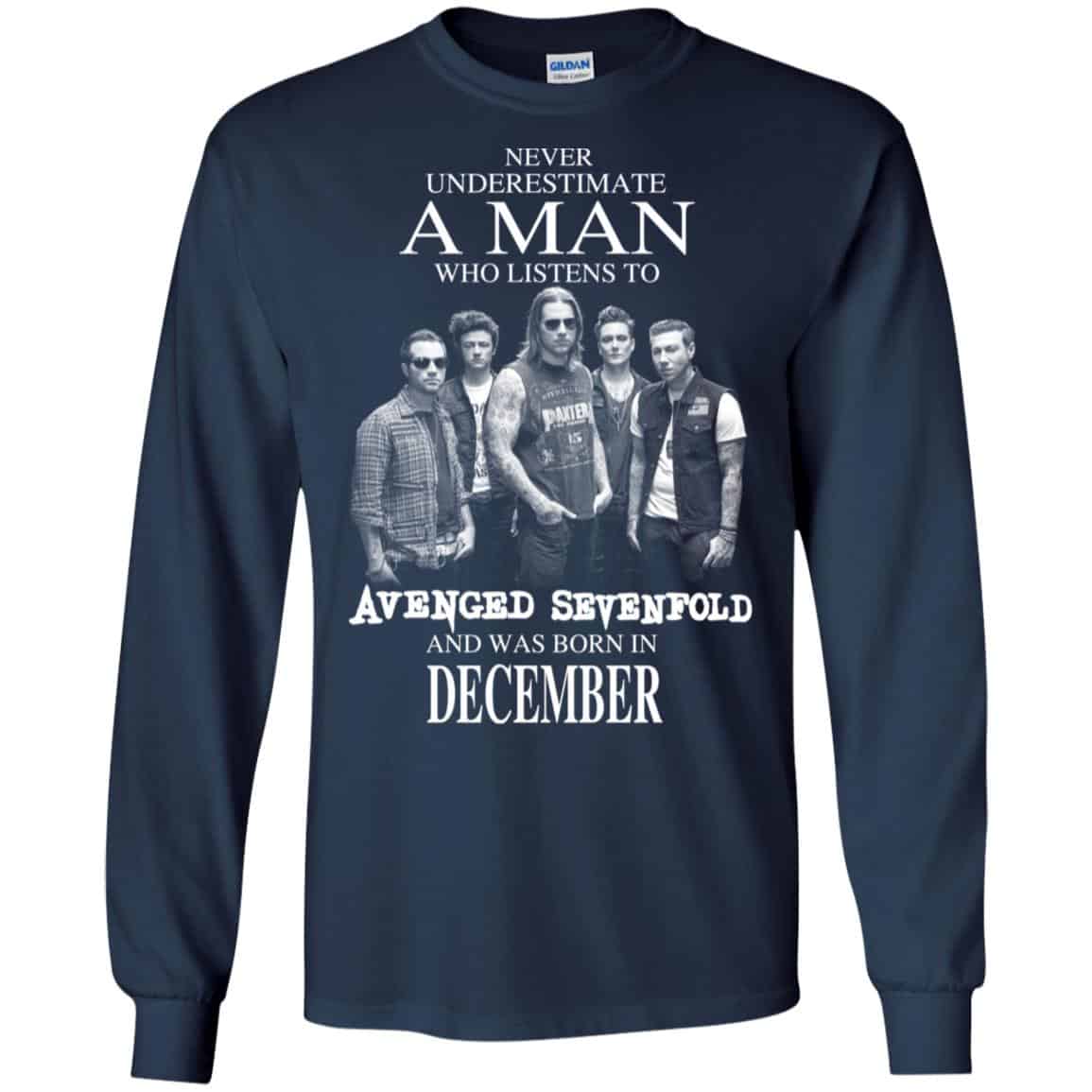 A Man Who Listens To Avenged Sevenfold And Was Born In December T-Shirts, Hoodie, Tank