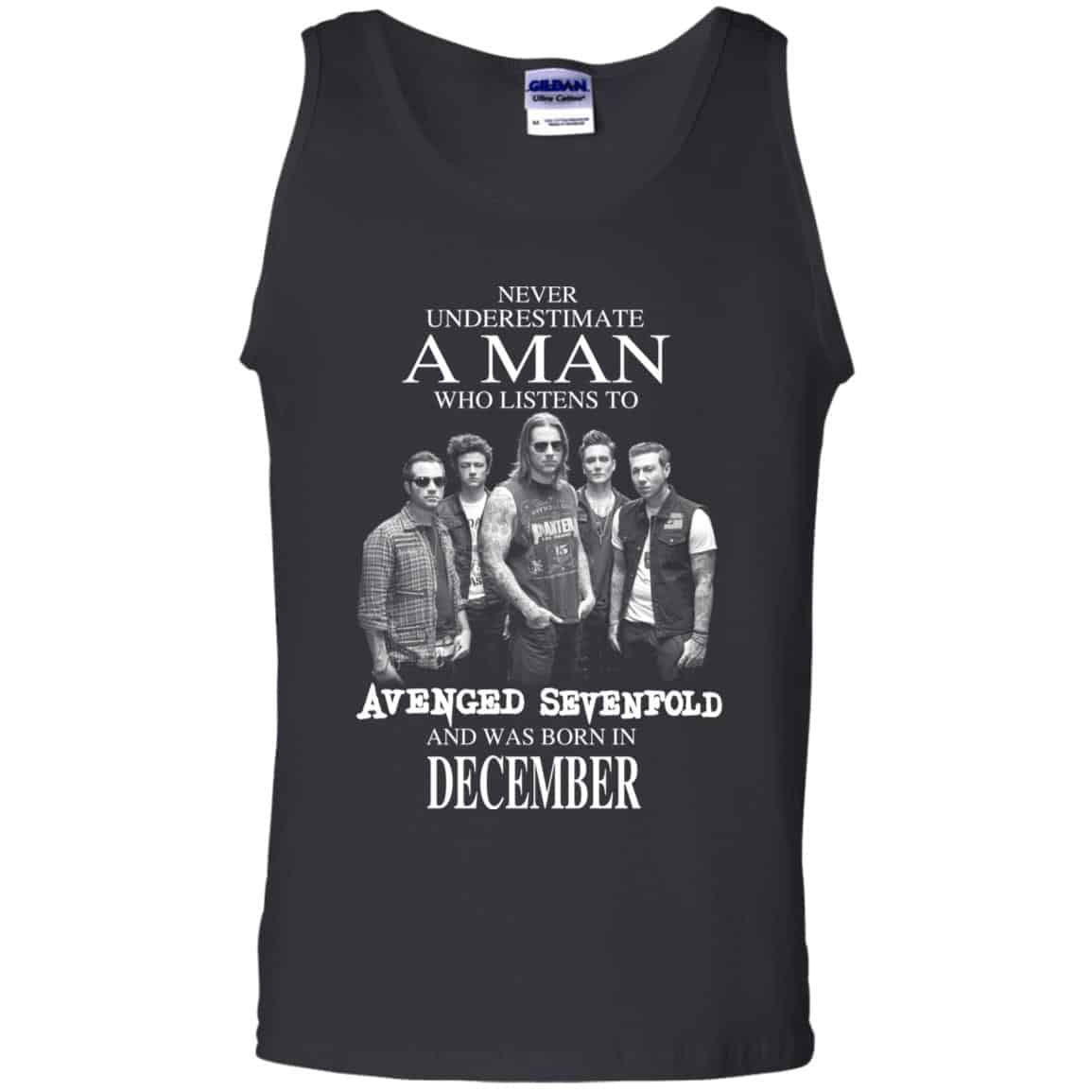 A Man Who Listens To Avenged Sevenfold And Was Born In December T-Shirts, Hoodie, Tank
