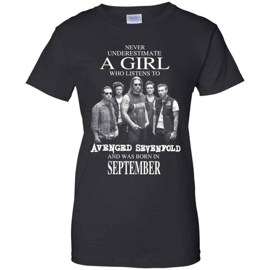
	A Girl Who Listens To Avenged Sevenfold And Was Born In September T-Shirts, Hoodie, Tank