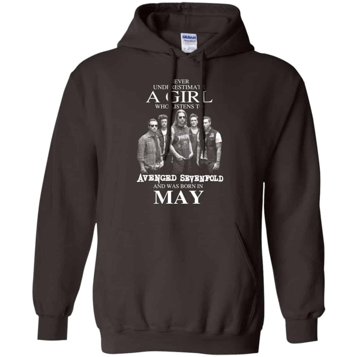 A Girl Who Listens To Avenged Sevenfold And Was Born In May T-Shirts, Hoodie, Tank