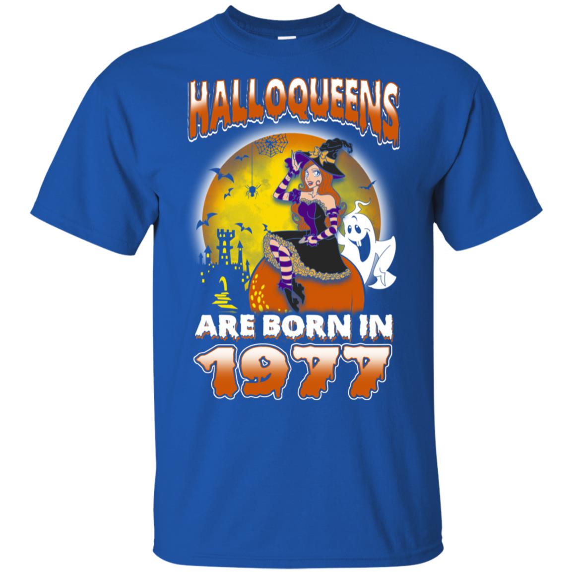 Halloqueens Are Born In 1977 Halloween T-Shirts, Hoodie, Tank