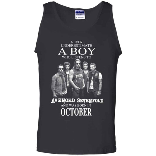 
	A Boy Who Listens To Avenged Sevenfold And Was Born In October T-Shirts, Hoodie, Tank