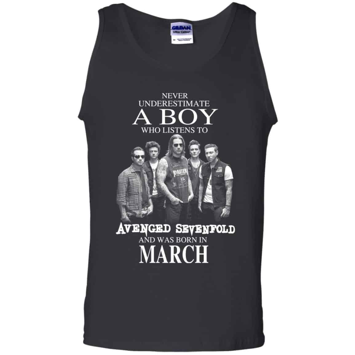 A Boy Who Listens To Avenged Sevenfold And Was Born In March T-Shirts, Hoodie, Tank