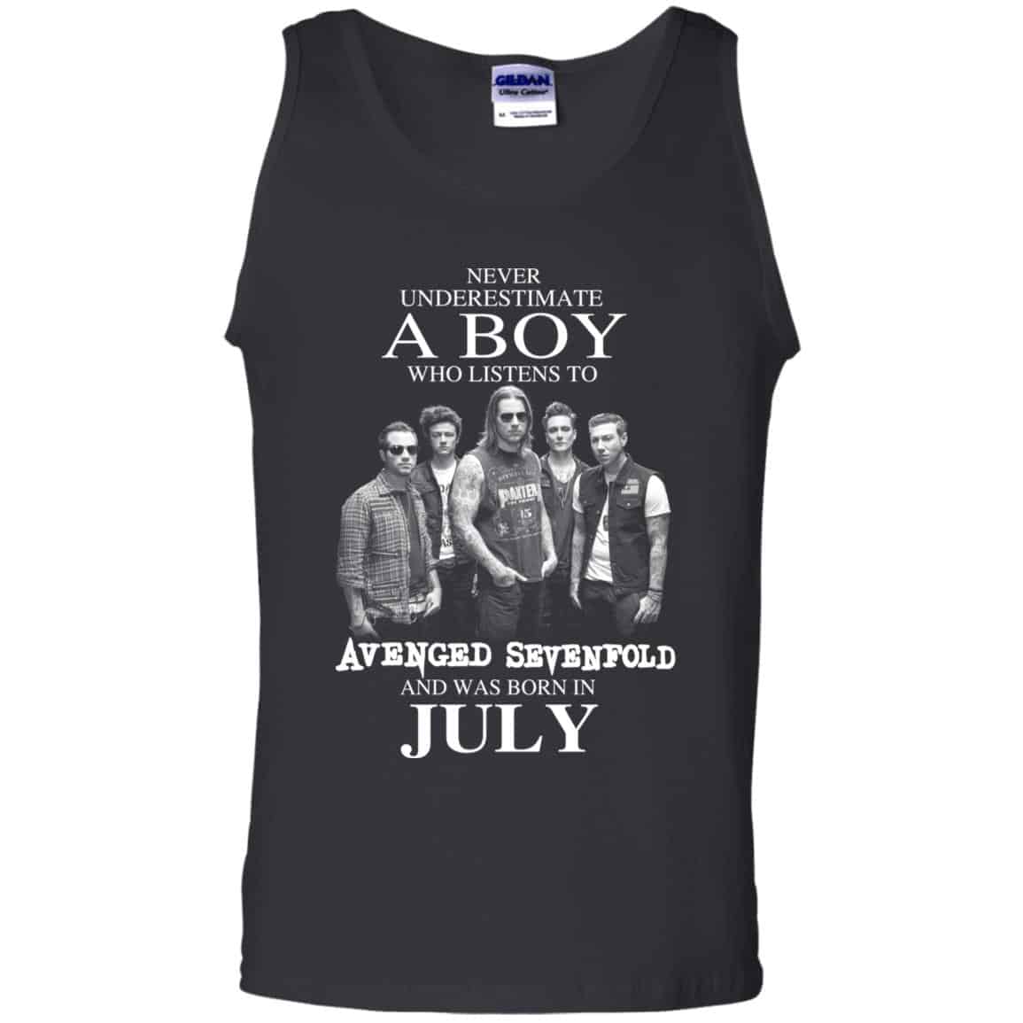 A Boy Who Listens To Avenged Sevenfold And Was Born In July T-Shirts, Hoodie, Tank