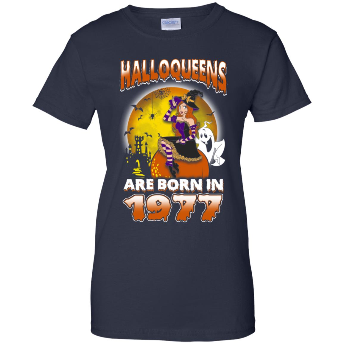 Halloqueens Are Born In 1977 Halloween T-Shirts, Hoodie, Tank