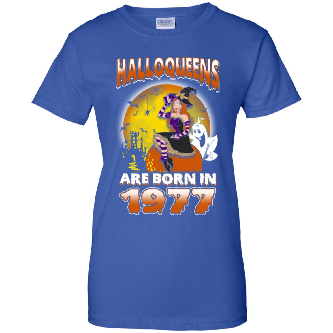Halloqueens Are Born In 1977 Halloween T-Shirts, Hoodie, Tank