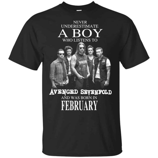 A Boy Who Listens To Avenged Sevenfold And Was Born In February T-Shirts, Hoodie, Tank
