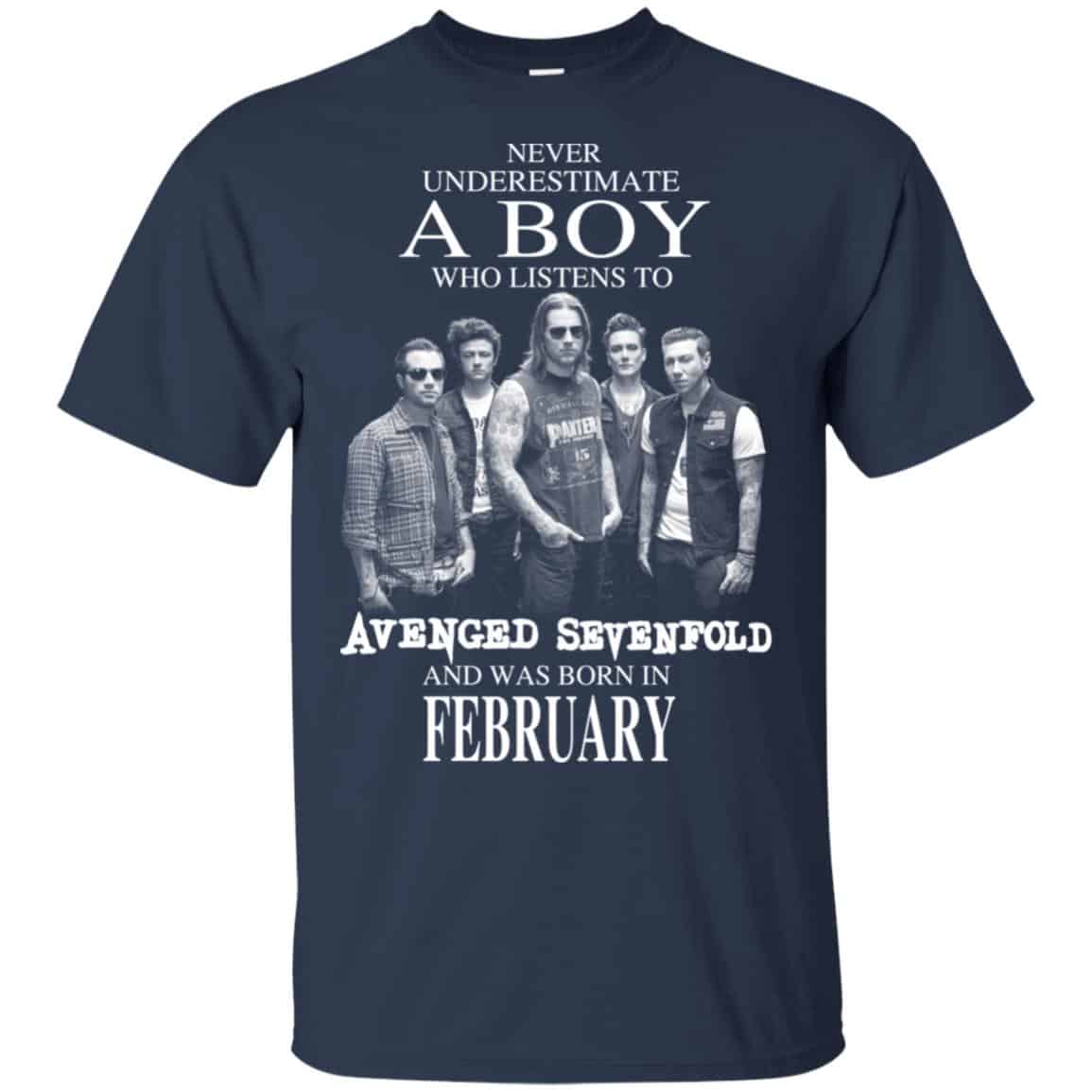 A Boy Who Listens To Avenged Sevenfold And Was Born In February T-Shirts, Hoodie, Tank
