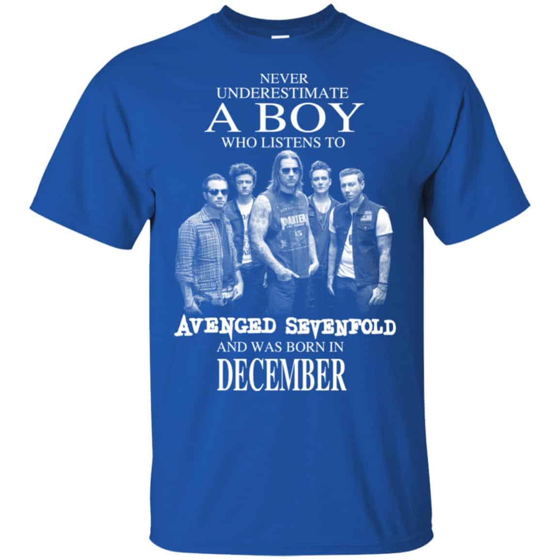 A Boy Who Listens To Avenged Sevenfold And Was Born In December T-Shirts, Hoodie, Tank