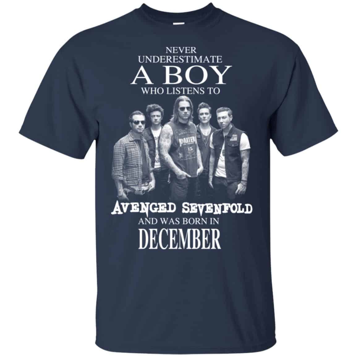 A Boy Who Listens To Avenged Sevenfold And Was Born In December T-Shirts, Hoodie, Tank