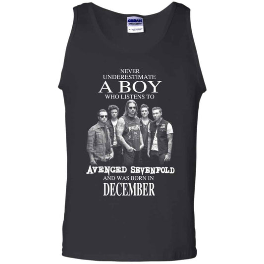 A Boy Who Listens To Avenged Sevenfold And Was Born In December T-Shirts, Hoodie, Tank