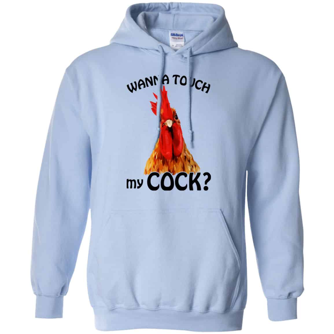 Wanna Touch My Cock Funny Chicken Shirt, Hoodie, Tank