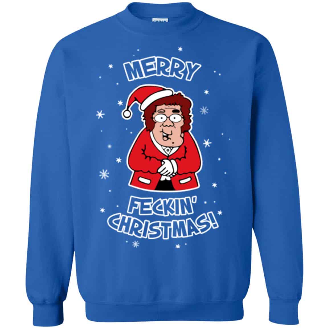 Merry Fecking Christmas Mrs Browns Boys Sweater, Hoodie, T-Shirts
