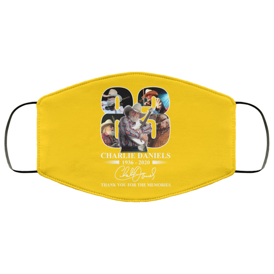 
	Remembering Charlie Daniels 1936 2020 Face Mask