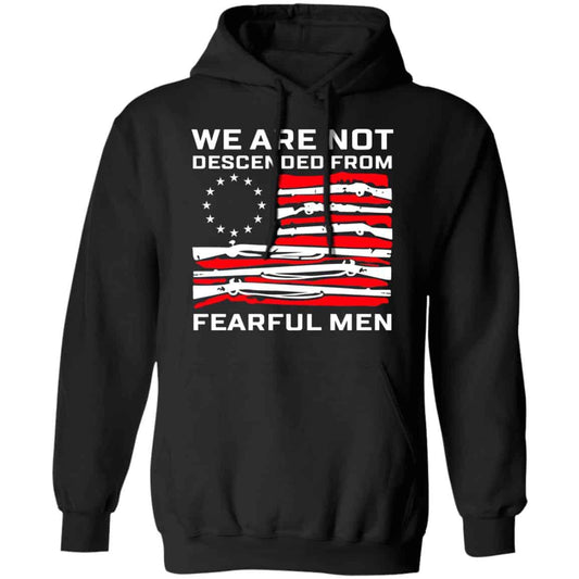 
	We Are Not Descended From Fearful Men Betsy Ross Flag Shirt, Hoodie, Tank