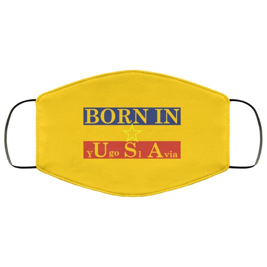 
	Proud Yugoslavia Born In Usa Face Mask