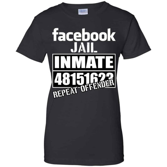 
	Facebook Jail Inmate 48151623 Repeat Offender Shirt, Hoodie, Tank