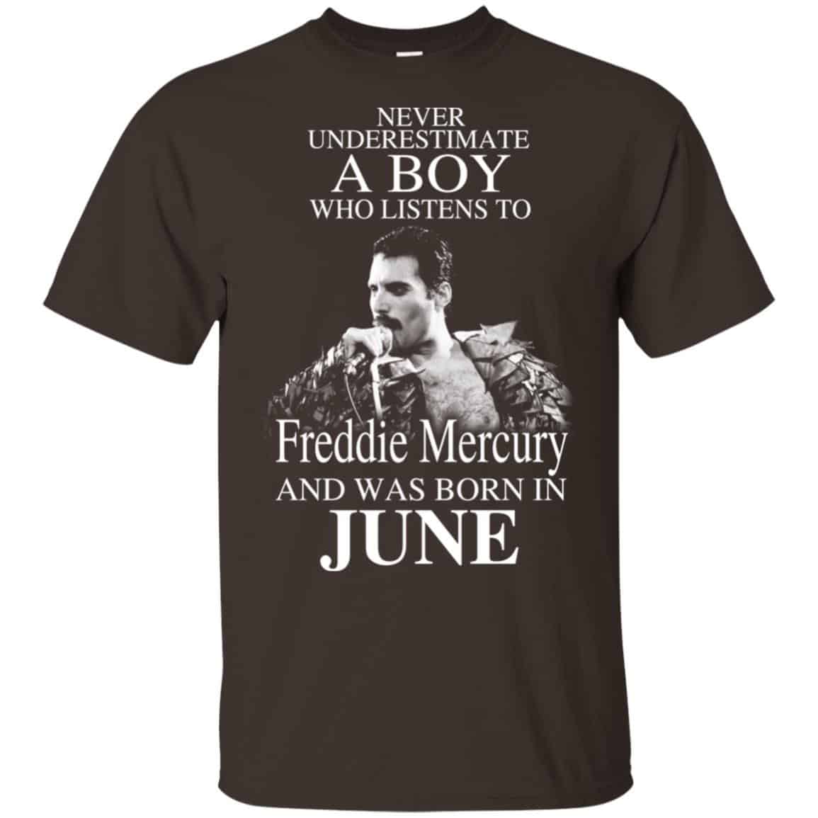 A Boy Who Listens To Freddie Mercury And Was Born In June T-Shirts, Hoodie, Tank