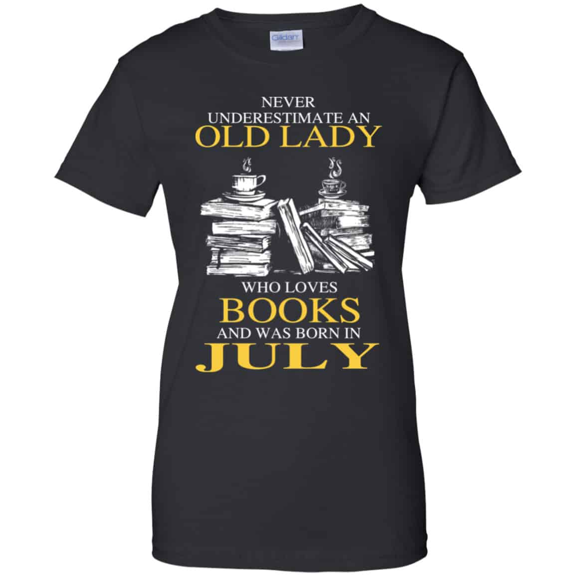 
	An Old Lady Who Loves Books And Was Born In July Shirt, Hoodie, Tank