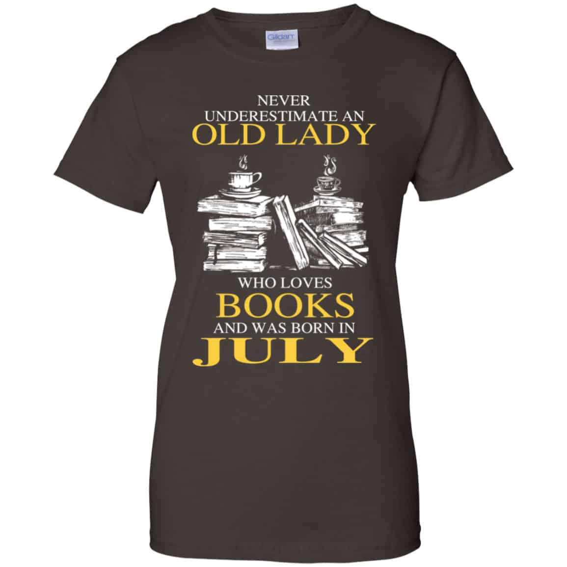 An Old Lady Who Loves Books And Was Born In July Shirt, Hoodie, Tank